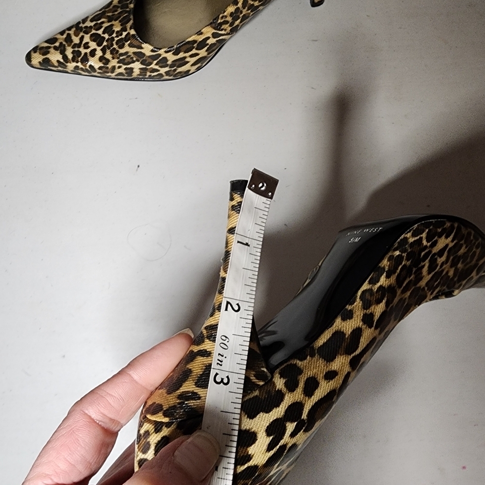 Leopard Print Stiletto Heels - Picture 5 of 5
